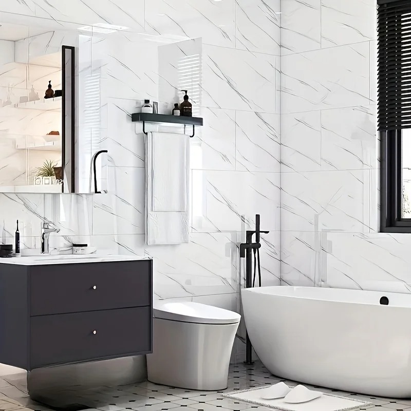 Miniatura 2 de Azulejo adhesivo 60x30 blanco FK23D-242